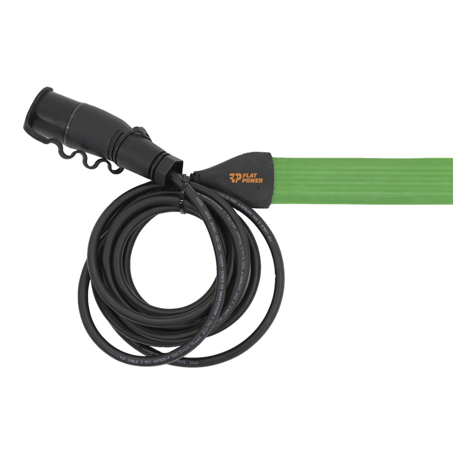 FlatPower laadkabel met plat stoepdeel